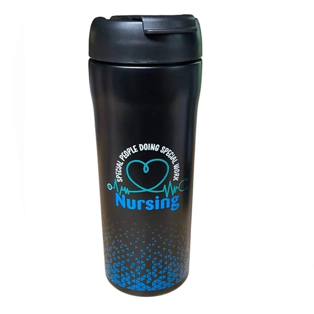Stainless Steel 2-in-1 Flip Lid Nursing Tumbler 25 oz